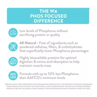 Product Weruva Cat - Wet Food, Phos Focused, WX, Gravy, Shreds, 5.5 OZ