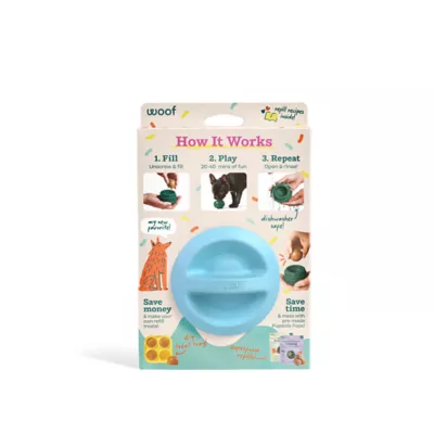 Product Woof Birthday Pupsicle Treat Dispensing Dog Toy