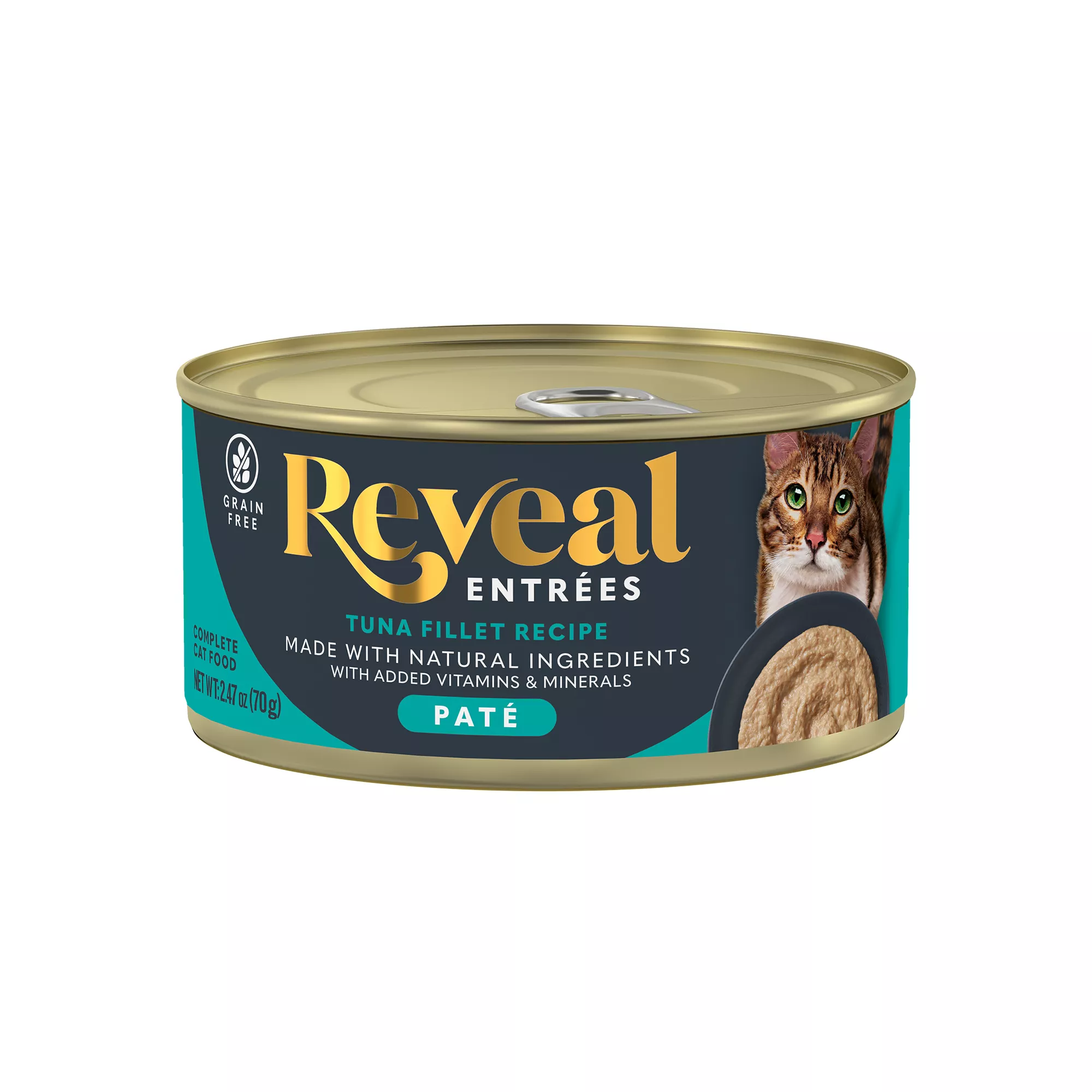 Reveal Cat - Adult, Wet Food, Entrees, Pate, 2.47 OZ