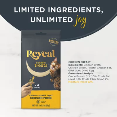 Product Reveal Cat - Lickable Treats, 4 CT, 2 OZ
