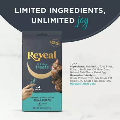 Reveal Cat - Lickable Treats, 4 CT, 2 OZ - Image 3