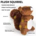 Playology Squirrel Peanut Butter Scent Plush Dog Toy image thumbnail 2