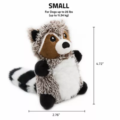 Product Playology Racoon Sweet Potato Scent Squeaker Plush Dog Toy