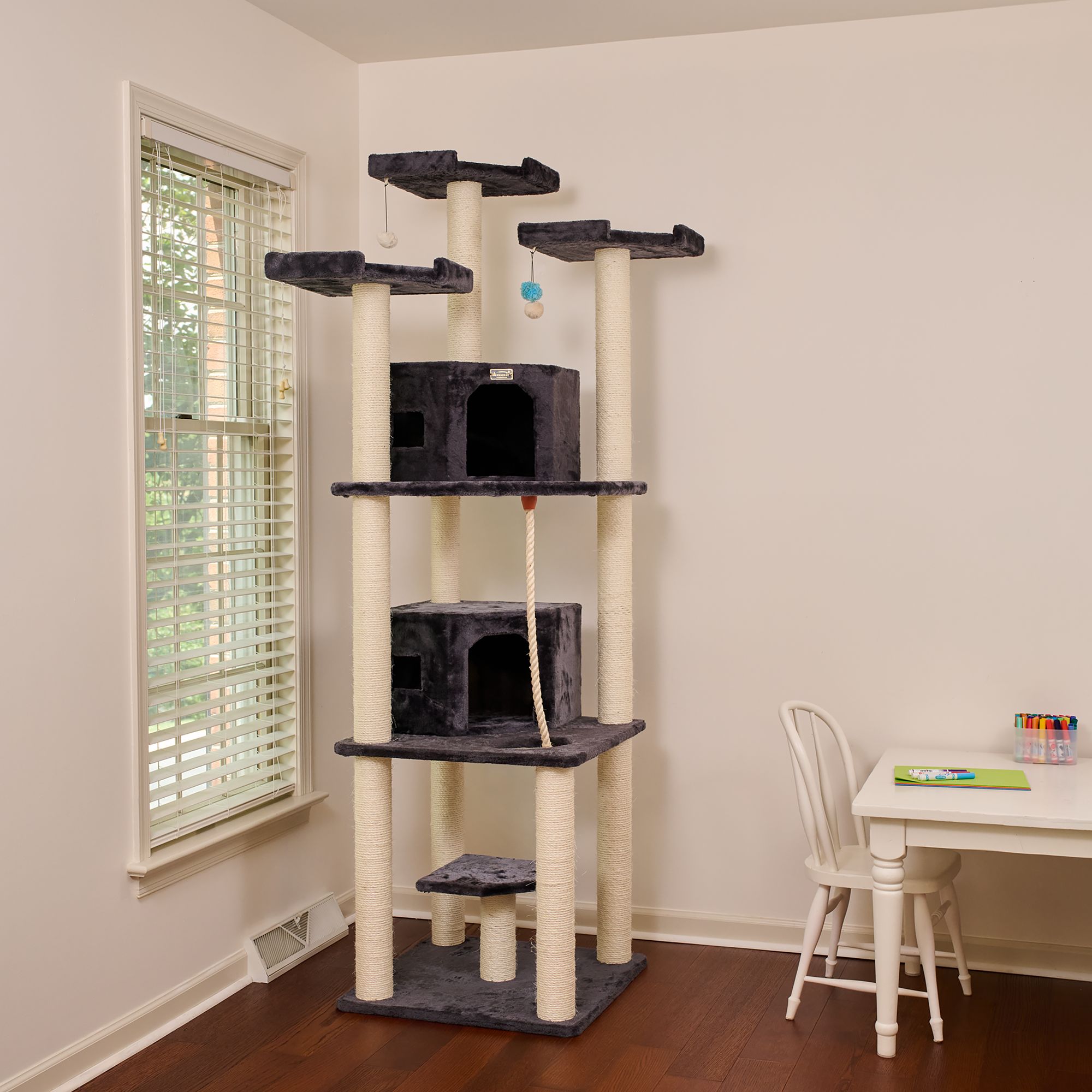 Armarkat Big Cat Tree Dark Gray - thumbnail 3