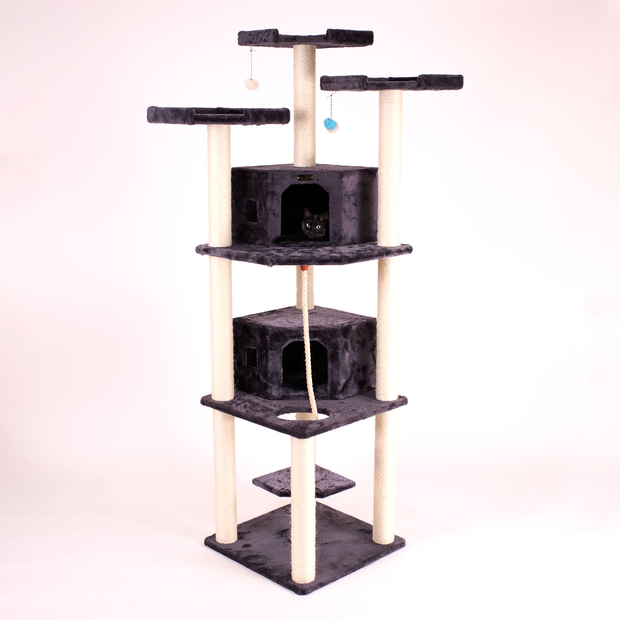 Armarkat Big Cat Tree Dark Gray - thumbnail 7