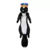 Joyhound® Crazy Comfy Flattie Skunk Squeaker Crinkle Plush Dog Toy image thumbnail 5