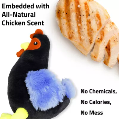 Product Playology Clucking Hen Chicken Scent Plush Dog Toy