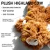 Playology Highland Cow Beef Scent Squeaker Plush Dog Toy image thumbnail 2