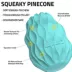 Playology Squeaker Pinecone Peanut Butter Scent Chew Dog Toy image thumbnail 2