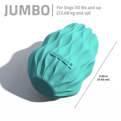 Product Playology Squeaker Pinecone Peanut Butter Scent Chew Dog Toy