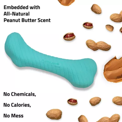 Product Playology Crunch Bone Peanut Butter Scent Chew Dog Toy