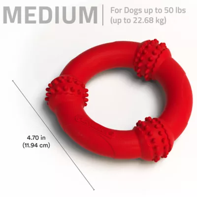 Product Playology Teething Ring Beef Scent Chew Dog Toy