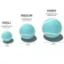 Playology Squeaker Chew Ball Peanut Butter Scent Dog Toy 3-Pack image thumbnail 5