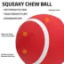 Playology Squeaker Chew Ball Beef Scent Dog Toy 3-Pack image thumbnail 2