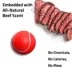 Playology Squeaker Chew Ball Beef Scent Dog Toy 3-Pack image thumbnail 4