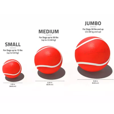 Product Playology Squeaker Chew Ball Beef Scent Dog Toy 3-Pack