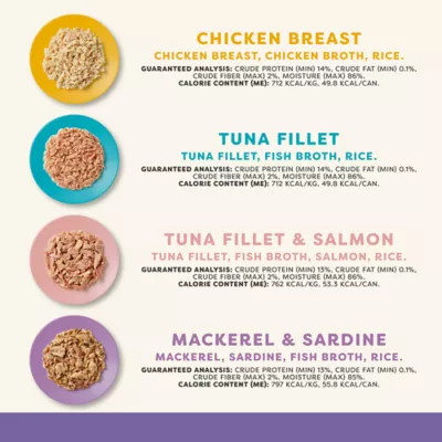 Product Applaws Cat - Adult, Wet Food, In Broth, Variety Pack, 24 CT, 59.28 OZ