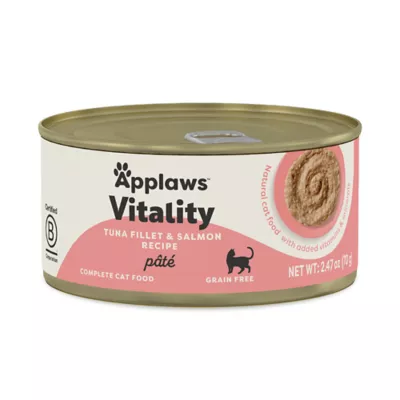 Product Applaws Cat - Adult, Wet Food, Vitality, Pate, Tuna & Salmon, 2.47 OZ