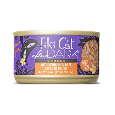 Product Tiki Cat - Adult, Wet Food, After Dark, Shreds, 3 OZ
