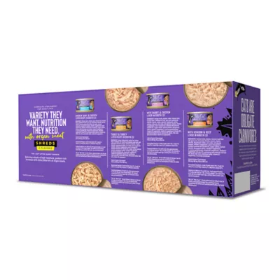 Product Tiki Cat - Adult, Wet Food, After Dark, Shreds, Variety Pack, 12 CT, 36 OZ