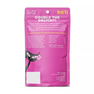 Product Tiki Cat - Adult, Duets, Cat Treats, Chicken, 2 OZ