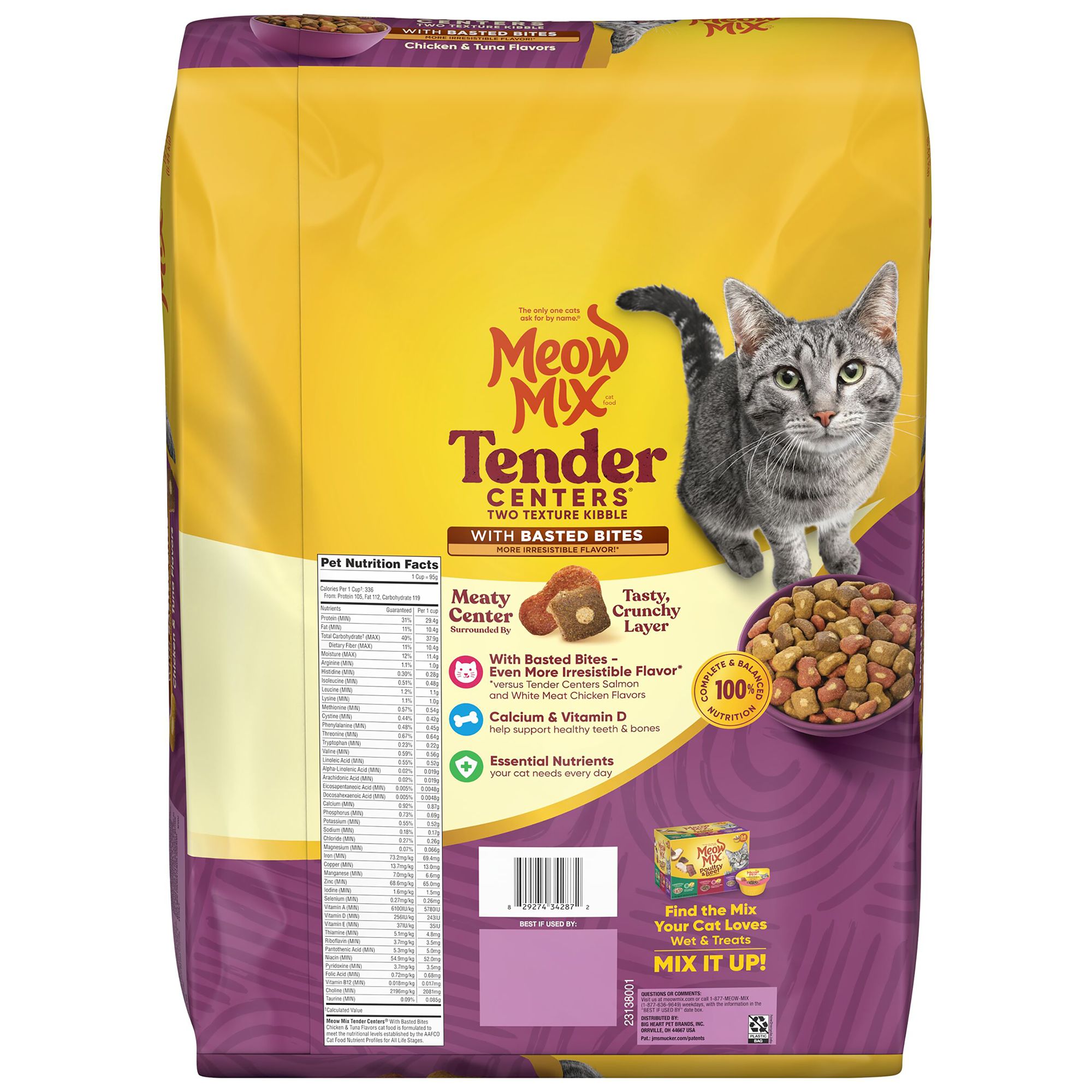 Meow Mix Tender Centers With Basted Bites - Chicken, Tuna - thumbnail 2