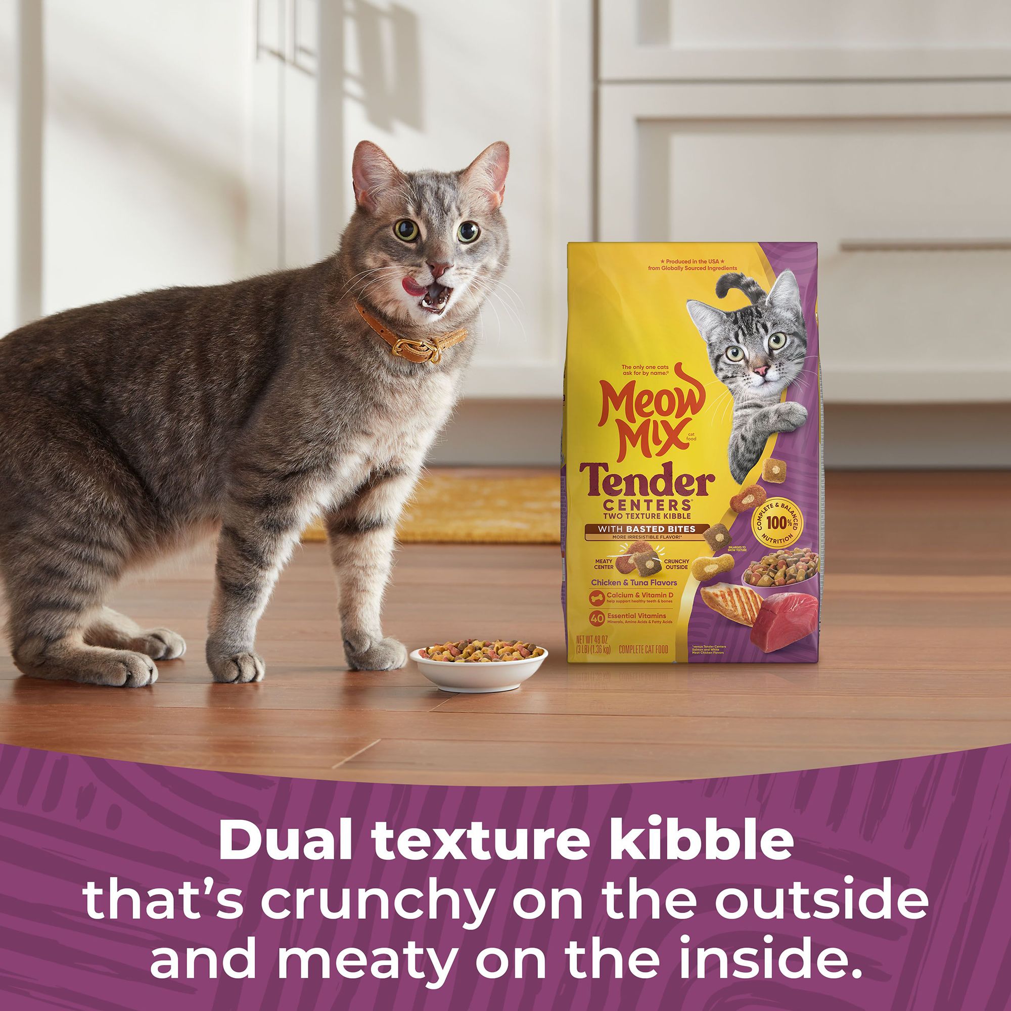Meow Mix Tender Centers With Basted Bites - Chicken, Tuna - thumbnail 4