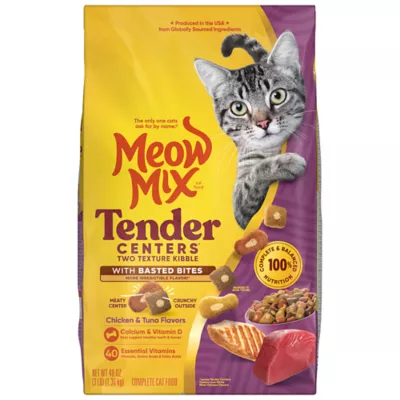Meow Mix Tender Centers With Basted Bites - Chicken, Tuna - Image 1