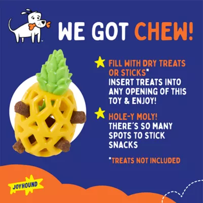 Product Joyhound Pineapple Treat Dispensing Dog Toy