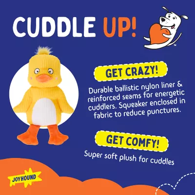 Product Joyhound Bite Shield Chick Squeaker Plush Dog Toy