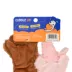 Joyhound® Crazy Comfy Flattie Monkey and Elephant Squeaker Crinkle Plush Dog Toy image thumbnail 6