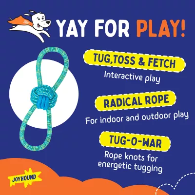 Product Joyhound Figure 8 Rope Dog Toy