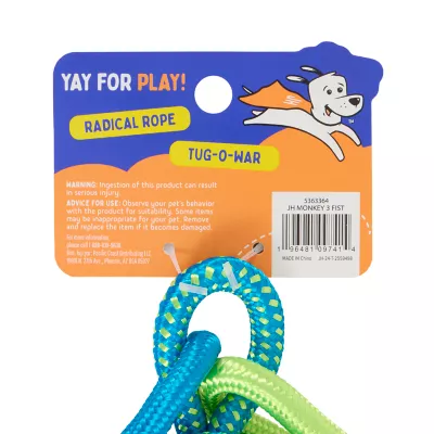 Product Joyhound Monkey Fist 3-Knott Rope Dog Toy