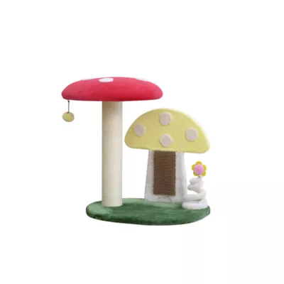 Product PetPals Apartment-Sized Magical Mushroom Cat Perch - 20"H, 2 Level, Medium, Moultrie