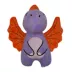 GMASON Pterodactyl Squeaker Crinkle Plush Dog Toy image thumbnail 2