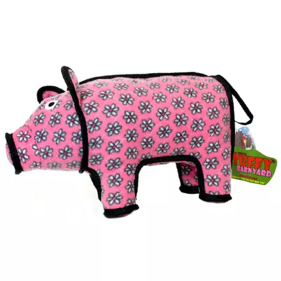 Product TUFFY® Barnyard Pig Squeaker Plush Dog Toy