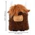  KONG® Comfort Highland Cow Squeaker Crinkle Dog Toy image thumbnail 3