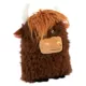 Product KONG Comfort Highland Cow Squeaker Crinkle Dog Toy