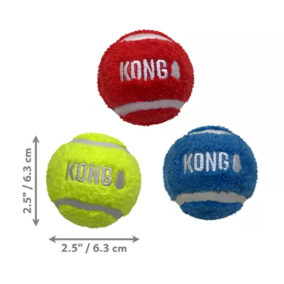 Product KONG Sport Softies Balls Dog Toy 3-Pack