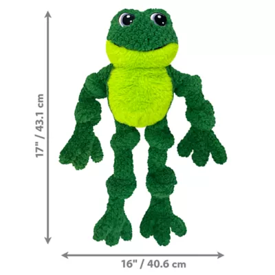 Product KONG Knots Frog Squeaker Dog Toy