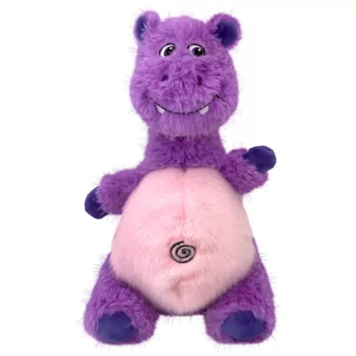 Product KONG Comfort Knots Belly Hippo Squeaker Plush Dog Toy