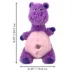  KONG® Comfort Knots Belly Hippo Squeaker Plush Dog Toy image thumbnail 3