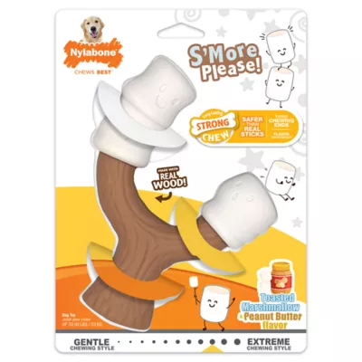 Product Nylabone Chew Marshmallow Stick Dog Toy