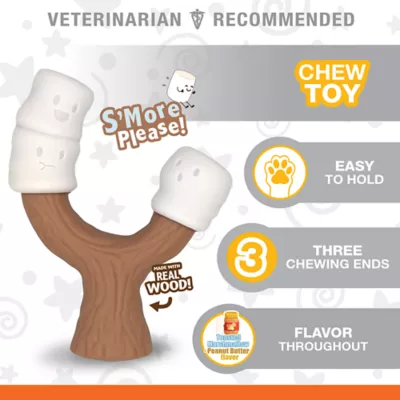 Product Nylabone Chew Marshmallow Stick Dog Toy