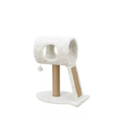 Product PetPals Minimalistic Fished Shaped Cat Perch - 28"H, 2 Level, Medium, Space Needle