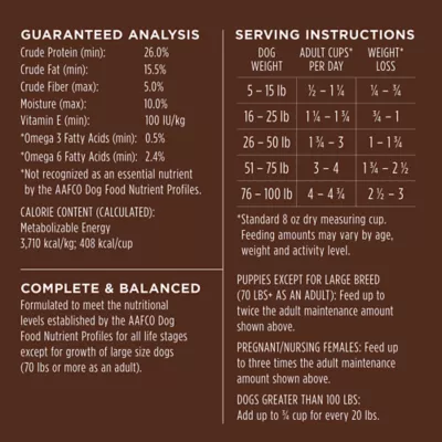 Product Instinct® Be Natural ™ All Life Stages Dry Dog Food - Lamb & Oatmeal