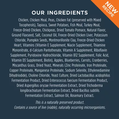 Product Instinct® Raw Boost Kibble + Freeze-Dried Raw Small Breed All Life Stages Dry Dog Food - Chicken