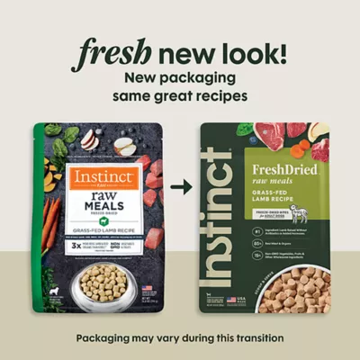 Product Instinct® Raw Meals Freeze-Dried Adult Dry Dog Food - Grain Free, Lamb