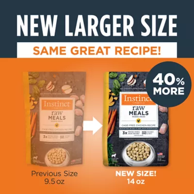 Product Instinct® Raw Meals Freeze-Dried Adult Dry Dog Food - Grain Free, Chicken