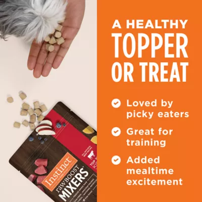 Product Instinct® Raw Boost Mixers Freeze-Dried All Life Stages Dog Food Topper - Raw, Grain Free, Beef